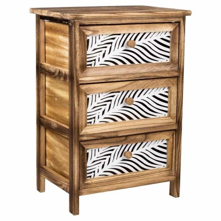 Ladenkast Alexandra House Living Bruin Hout Paulownia hout 29 x 58 x 4