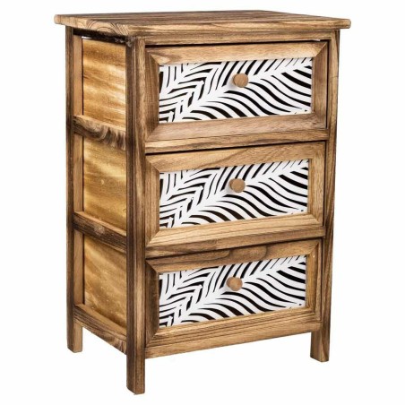 Ladenkast Alexandra House Living Bruin Hout Paulownia hout 29 x 58 x 4