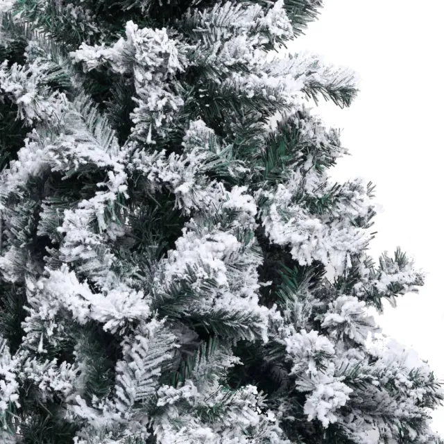 Sapin de Noël artificiel avec neige floquée vert 180 cm PVC