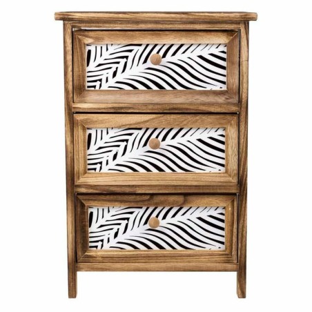 Ladenkast Alexandra House Living Bruin Hout Paulownia hout 29 x 58 x 4