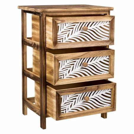 Ladenkast Alexandra House Living Bruin Hout Paulownia hout 29 x 58 x 4