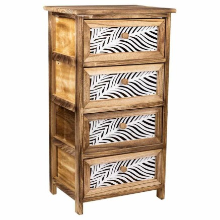 Caisson à Tiroirs Alexandra House Living Marron Bois Bois de paulowni