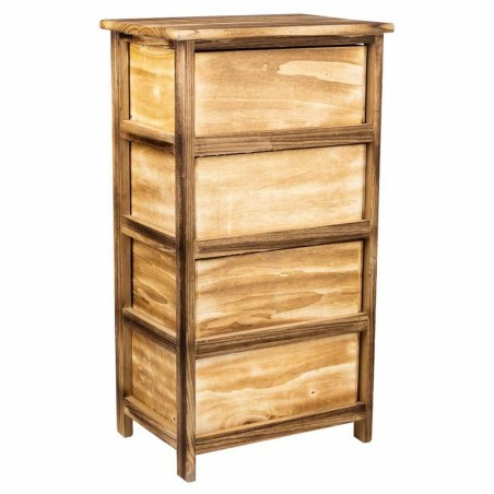 Ladenkast Alexandra House Living Bruin Hout Paulownia hout 29 x 73 x 4