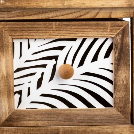 Cajonera Alexandra House Living Marrón Madera Madera de Paulonia 32 x 2