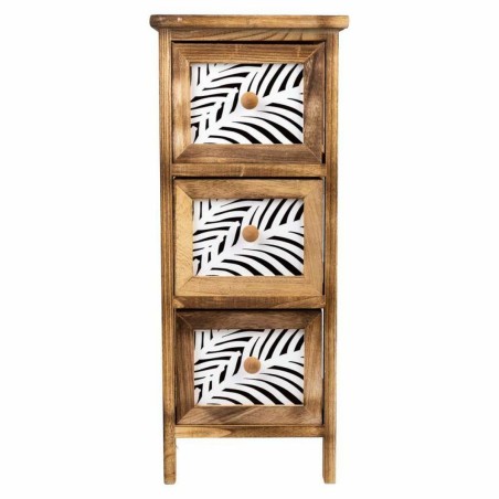 Cajonera Alexandra House Living Marrón Madera Madera de Paulonia 32 x