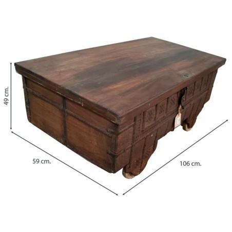 Table Basse Alexandra House Living Marron 59 x 49 x 106 cm