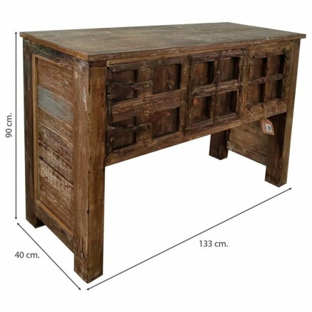 Recibidor Alexandra House Living Marrón 40 x 90 x 133 cm 2