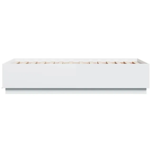 Cadre de lit sans matelas blanc 90x190 cm