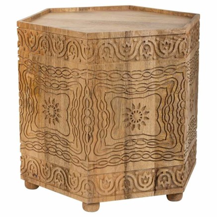 Centre Table Alexandra House Living Brown Mango wood 45 x 41 x 45 cm T