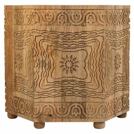 Mesa de Centro Alexandra House Living Marrón Madera de mango 45 x 41