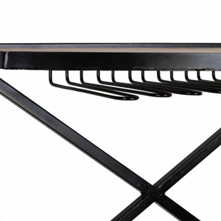 Mueble bar Alexandra House Living Blanco Natural Azul marino 60 x 180