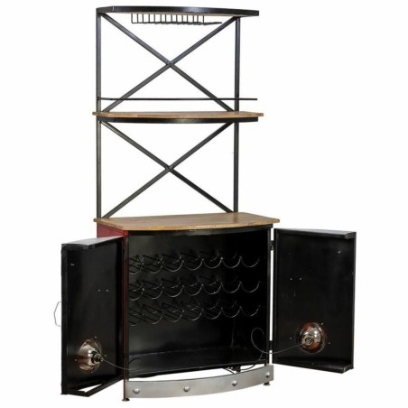 Mobile bar Alexandra House Living Bianco Naturale Blu Marino 60 x 180