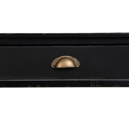 Meuble d'Entrée avec Tiroirs Alexandra House Living Noir 40 x 75 x 10 2