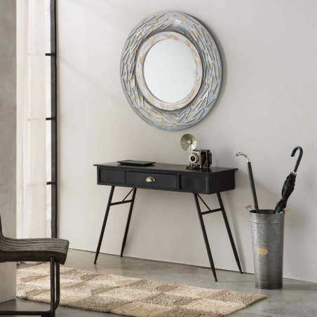 Zijtafel met lades Alexandra House Living Zwart 40 x 75 x 100 cm