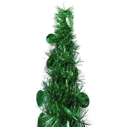 Sapin de Noël artificiel escamotable vert 150 cm PET 2