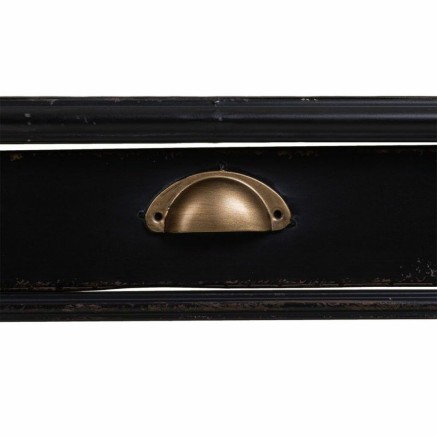 Hall Table with Drawers Alexandra House Living Black 41 x 75 x 120 cm 2