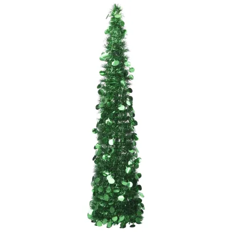 Sapin de Noël artificiel escamotable vert 180 cm PET