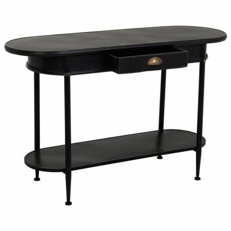 Konsolentisch mit Schubladen Alexandra House Living Schwarz 41 x 75 x