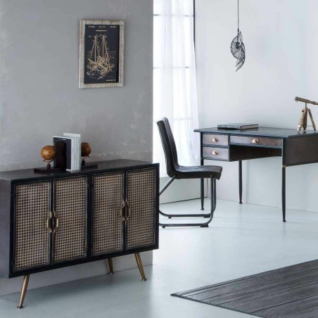 Dientafel Alexandra House Living Bruin 39 x 75 x 110 cm