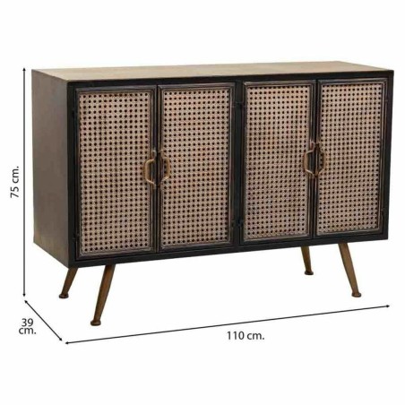 Dientafel Alexandra House Living Bruin 39 x 75 x 110 cm