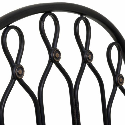 Silla de Comedor Alexandra House Living Negro 56 x 96 x 55 cm 2