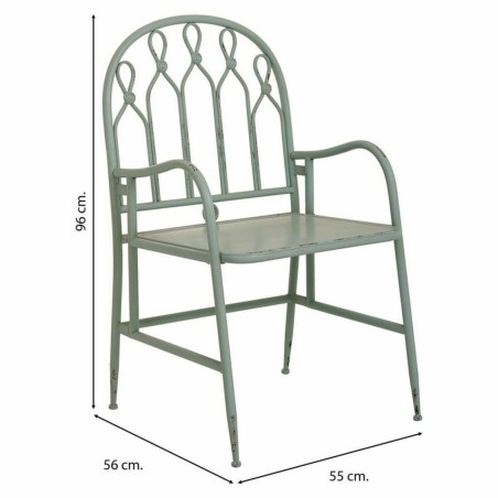 Esszimmerstuhl Alexandra House Living grün 56 x 96 x 55 cm