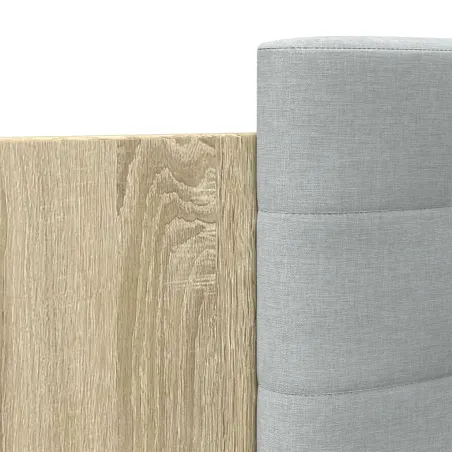 Cadre de lit sans matelas chêne sonoma 90x190 cm