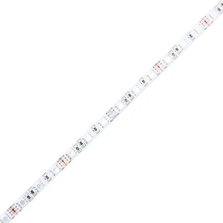 Cadre de lit avec LED sans matelas blanc 180x200 cm