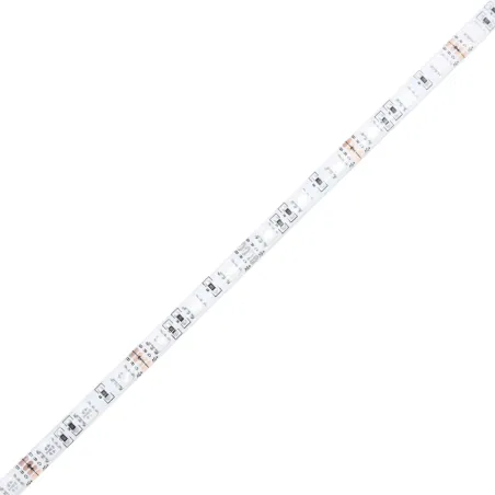 Cadre de lit avec LED sans matelas chêne marron 100x200 cm