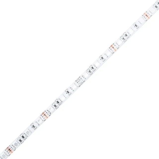 Cadre de lit avec LED sans matelas blanc 75x190 cm