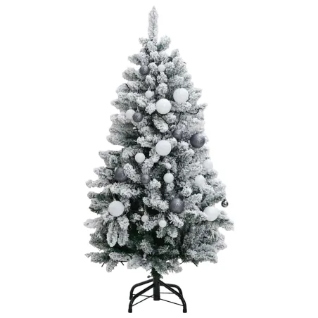 Sapin de Noël artificiel articulé 150 LED et boules 150 cm