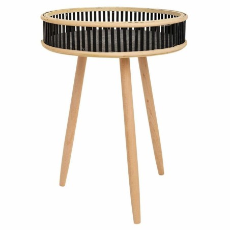 Set van 3 tafels Alexandra House Living Zwart Hout Bamboe