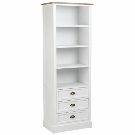 Scaffale Alexandra House Living Bianco Marrone Lega di Zinco Legno MDF