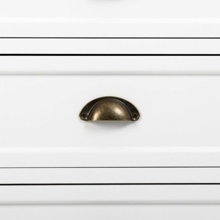 Shelves Alexandra House Living White Brown Zinc Alloy MDF Wood 40 x 18