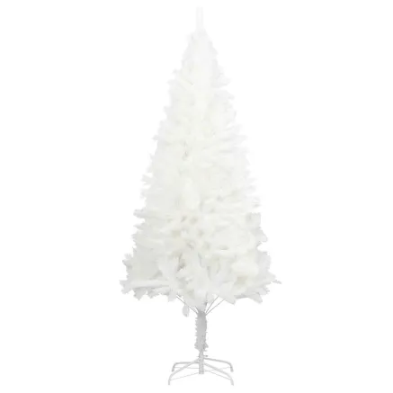 Arbre de Noël artificiel aiguilles réalistes blanc 210 cm 2