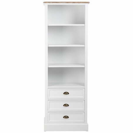 Scaffale Alexandra House Living Bianco Marrone Lega di Zinco Legno MDF