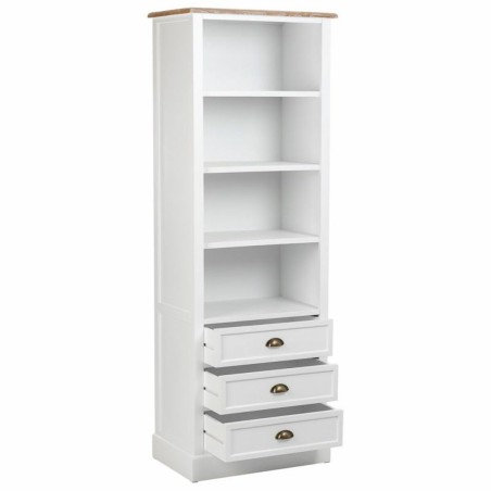 Estantería Alexandra House Living Blanco Marrón Aleación de Zinc Ma