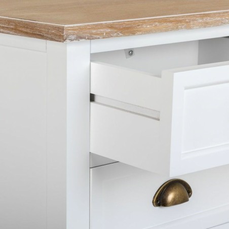 Chest of drawers Alexandra House Living Natural Wood Metal 95 x 40 x 5