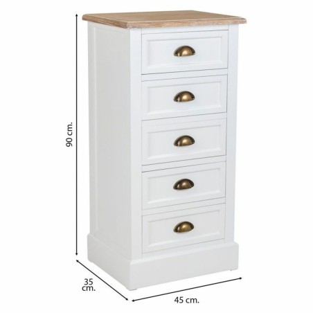 Chest of drawers Alexandra House Living Natural Wood Metal 95 x 40 x 5