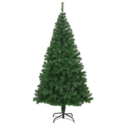 Arbre de Noël artificiel avec branches épaisses vert 240 cm PVC 2
