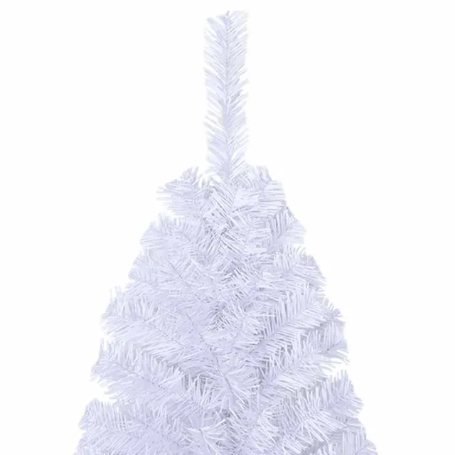Arbre de Noël artificiel avec branches épaisses blanc 180cm PVC