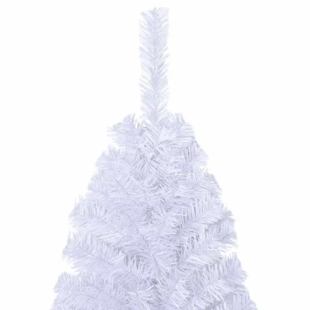 Arbre de Noël artificiel avec branches épaisses blanc 180cm PVC