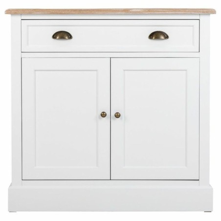 Hall Table with Drawers Alexandra House Living White Brown 39 x 80 x 8