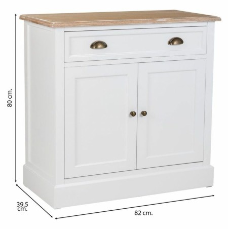 Ingresso con Cassetti Alexandra House Living Bianco Marrone 39 x 80 x