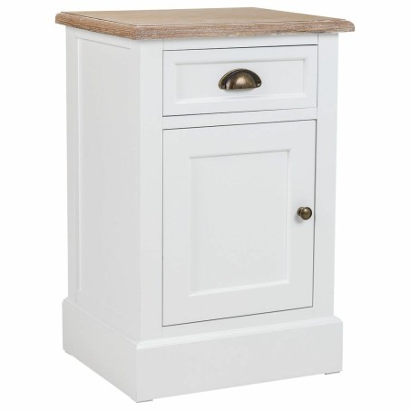 Nachttisch Alexandra House Living Weiß Braun 35 x 63 x 41 cm