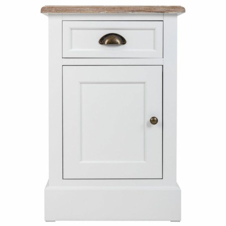 Nachtkastje Alexandra House Living Wit Bruin 35 x 63 x 41 cm