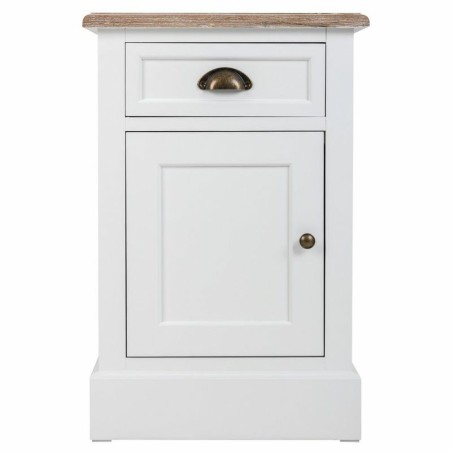 Nachttisch Alexandra House Living Weiß Braun 35 x 63 x 41 cm