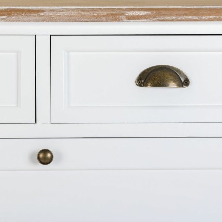 Schoenenkast Alexandra House Living Wit Bruin 33 x 120 x 80 cm