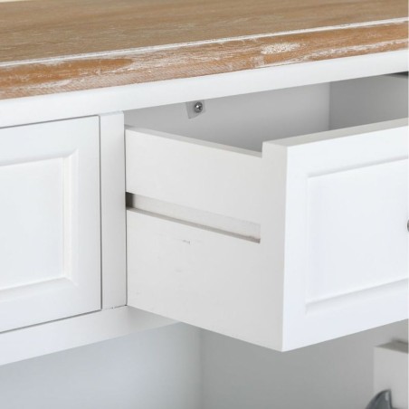 Armadio scarpiera Alexandra House Living Bianco Marrone 33 x 120 x 80