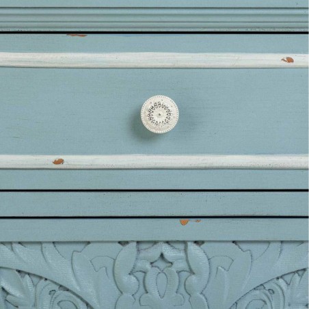 Comodino Alexandra House Living Azzurro Bianco 32 x 74 x 46 cm